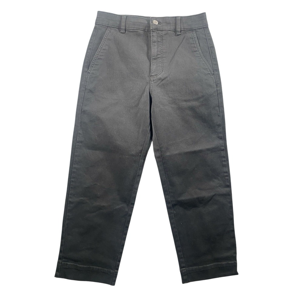 EVERLANE‎ Black Denim Straight Leg Dark Wash Pockets Women's Size 4 Regular